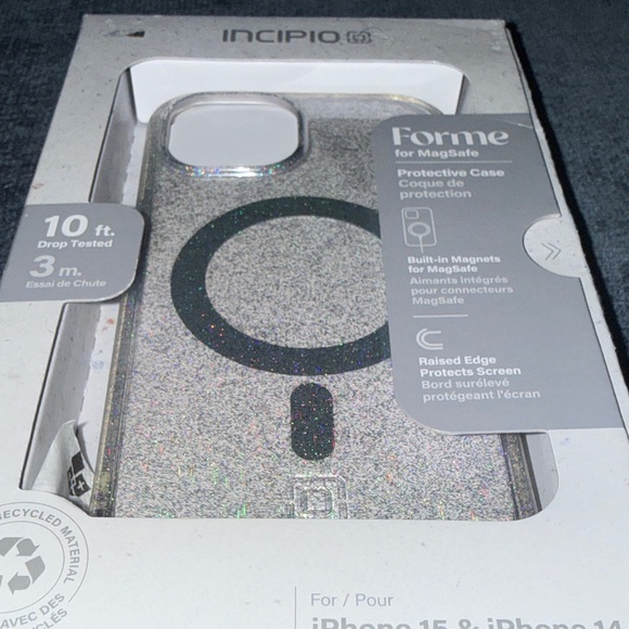 New Incipio Gray-Silver iPhone 15 & 14/13 MagSafe Case. - Picture 5 of 5